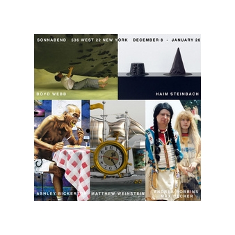 Boyd Webb, Haim Steinbach, Ashley Bickerton, Matthew Weinstein and Andrea Robbins, Max Becher. - Sonnabend Gallery