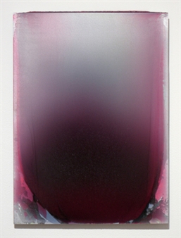 Black Magenta Painting - Matthew McClune