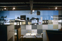 Artwork by Marina Kappos, Transition in Space, Made of Acrylic on wood