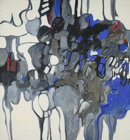Roos Gabriele | Untitled Abstract I (Blue and Grey) (1970) | MutualArt