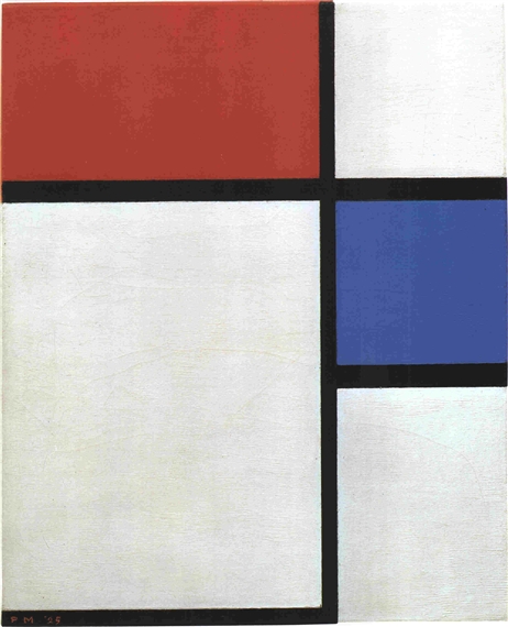 Piet Mondrian, Composition In Blue, Red And Yellow Lithograph In ...