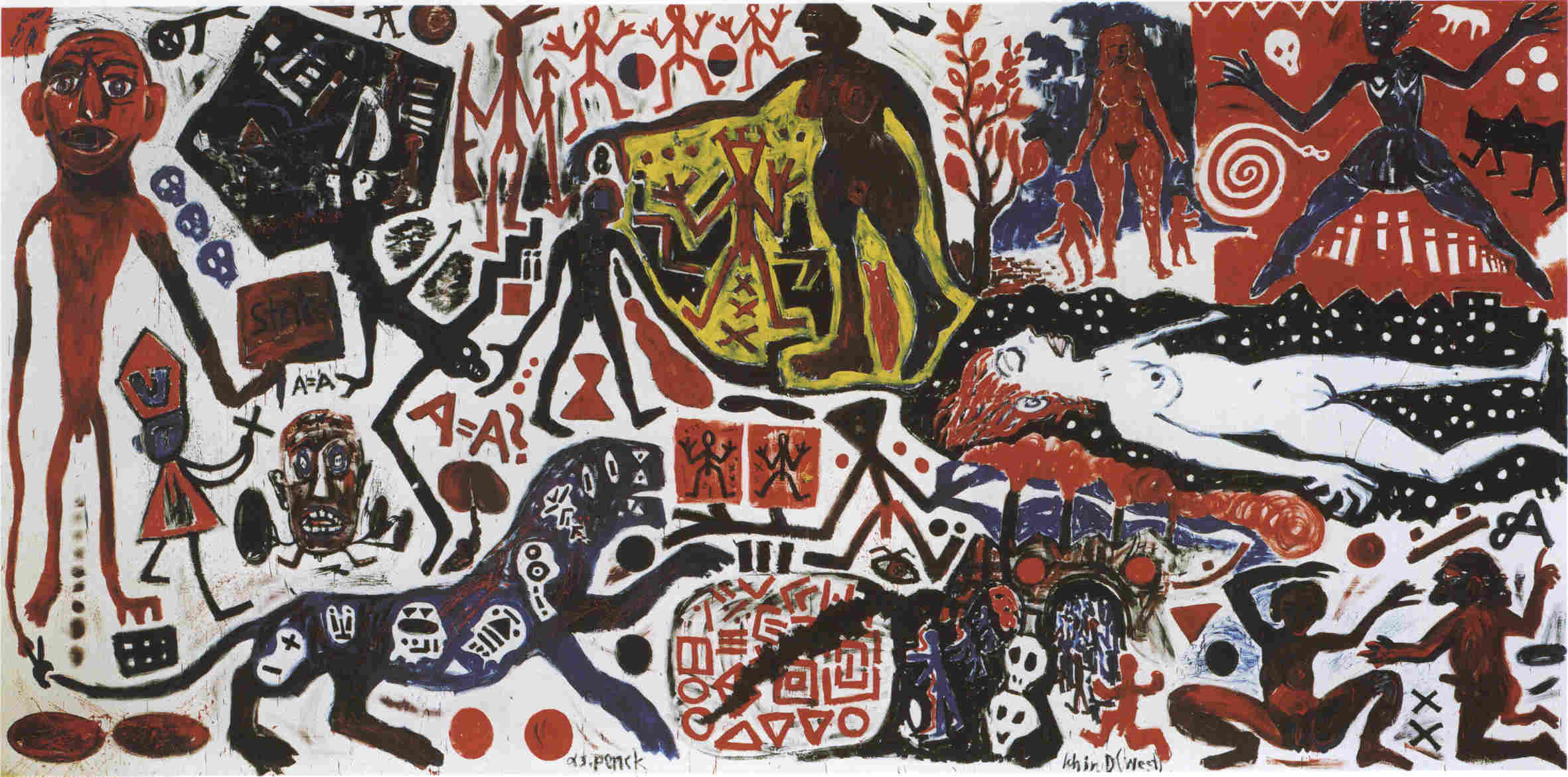 A.R. Penck - Me, in Germany (West), 1984,...