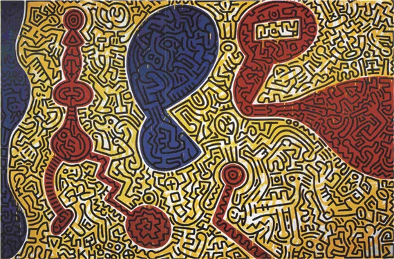 Confrontation: Keith Haring and Pierre Alechinsky
