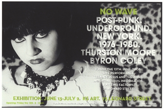 NO WAVE POST-PUNK UNDERGROUND NEW YORK 1976-80 - KS Art