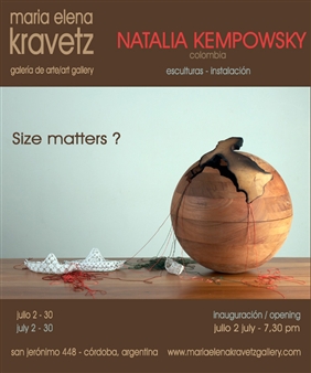 Size Matters? - Maria Elena Kravetz Galería de Arte