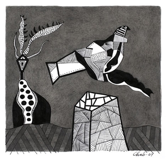Drawings: Victor Chab - Galeria Rubbers Internacional