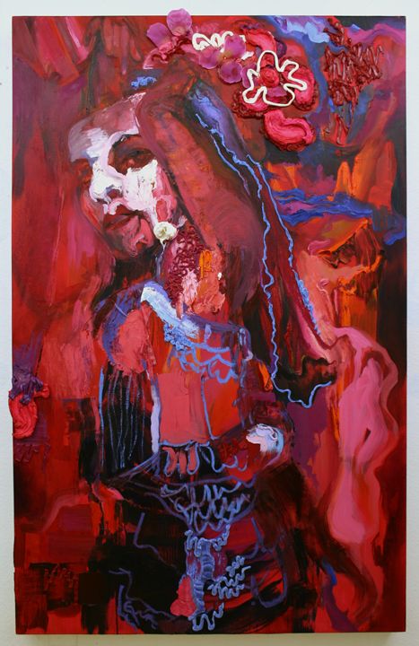 Artwork by Wendy Kveck, Stand Up (Into the Morning Hours with the Help of Nonstop Beats and Endless Cocktails)