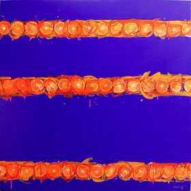 Artwork by Neri Ceccarelli, Strips of Oranges