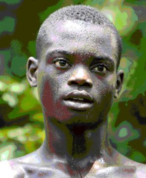 Artwork by Enna Deer, Boy on Path - Jeremie, Haiti, Made of Chromogenic print