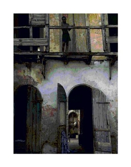 Boy on Balcony - Les Cayes, Haiti - Enna Deer