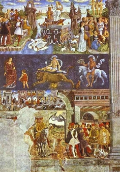 "April" from the Cycle of the Months - Francesco del Cossa