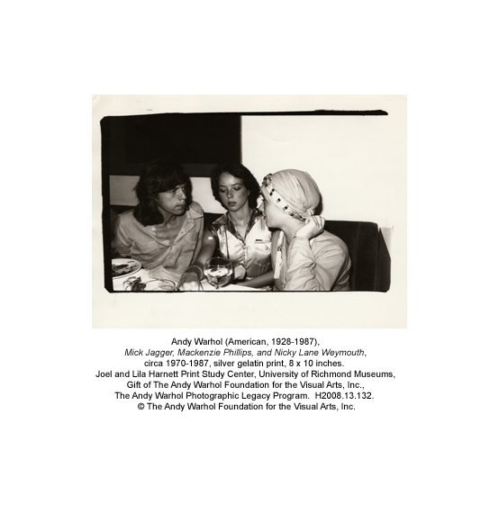 Andy Warhol: Selected Photographs from the Gift from The Andy Warhol Foundation for the Visual Arts - Harnett Print Study Center, University of Richmond Museums