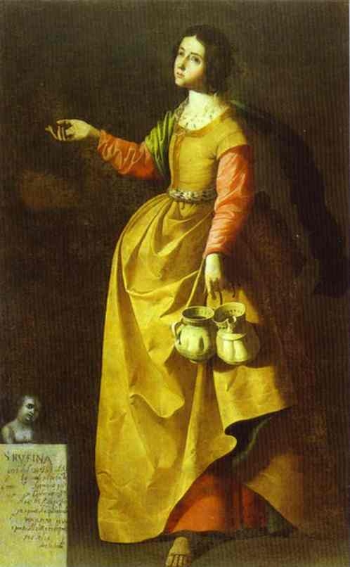 Francisco de Zurbarán | St. Rufina (1630) | MutualArt