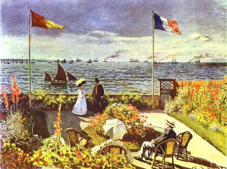 Claude Monet | Terrace at Saint-Adresse (1867) | MutualArt