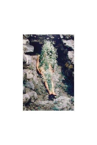 Ana Mendieta Imagen de Yagul from the series Silueta Works in Mexico