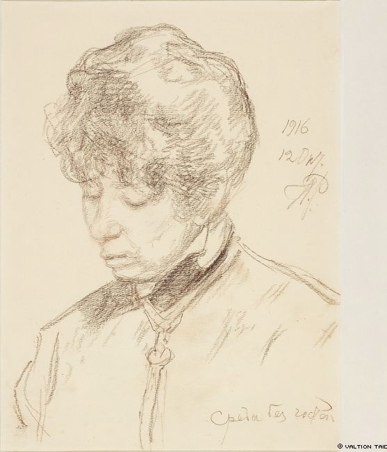Ilya Repin | Vera Repina (1916) | MutualArt