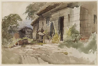 Landscape with a Cottage - Jonathan Middleton