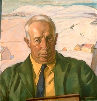 Portrait of A.Y. Jackson - Lilias Torrance Newton