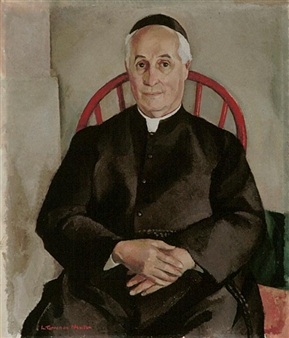 Portrait of Frère Adélard - Lilias Torrance Newton