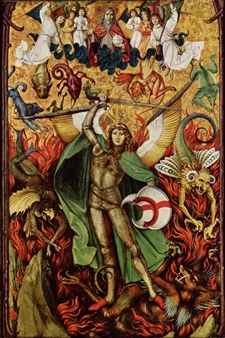 Michael Battling Lucifer - Hans Leu the Elder