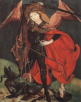 Saint Michael Weighing Souls - Kartner Meister