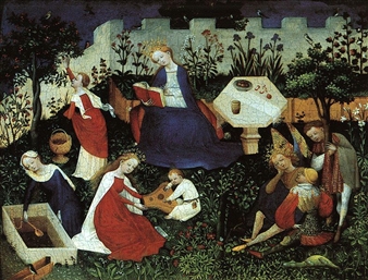 The Garden of Paradise - Master of the Middle-Rhine