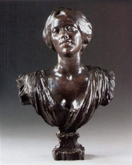 A bust of a woman - Conrad Dressler