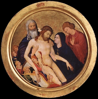 Large Round Pietà - Jean Malouel