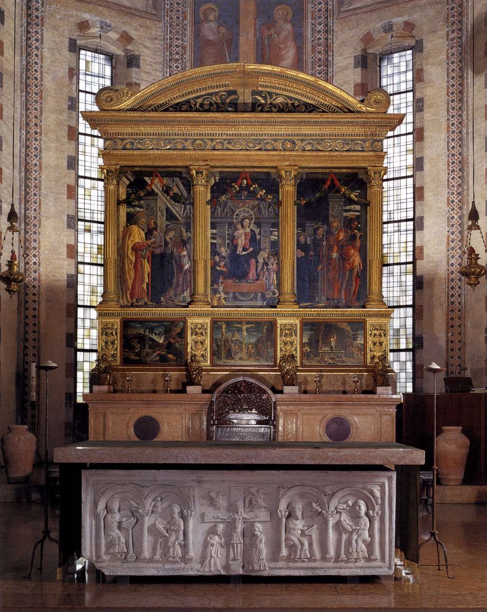 Andrea Mantegna | The San Zeno Polyptych (1457 - 1460) | MutualArt