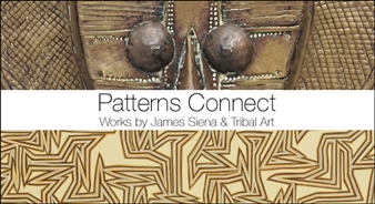 Patterns Connect: works by James Siena&Tribal Art - Pace Primitive Gallery