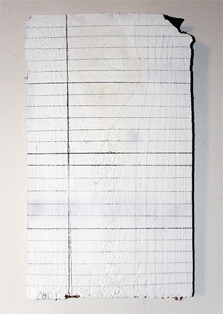 Feuille blanche n°11 (faux) - Benoît Maire  Artransfer : achat/revente  d'Art Contemporain