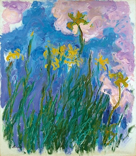 IRIS JAUNES by Claude Monet, 1924 - 1925