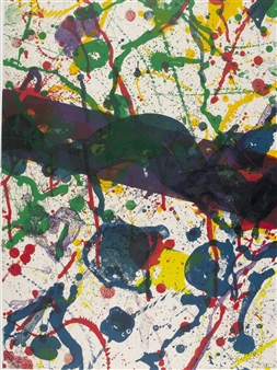 Sam Francis | Metaphysics of the Void. Color lithograph printed on