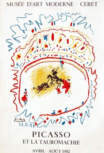 Picasso et la Tauromachie Ceret (Pyrénées-Orientales) Musée d'Art Moderne. Ceret. 1982 by Pablo Picasso, 1982