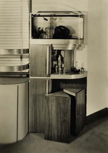 Studio interior, with decorative furniture by John Vassos by Margaret Bourke-White, 1930s
