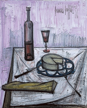 ベルナール・ビュッフェ【Nature morte au chou】 ベルナール・ビュッフェ【Nature morte au chou】