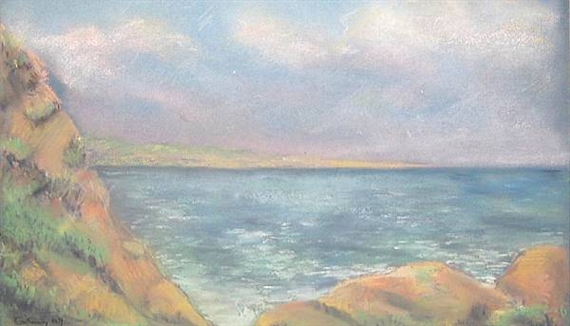 Untitled (Seascape) by Armand Guillaumin, 1909