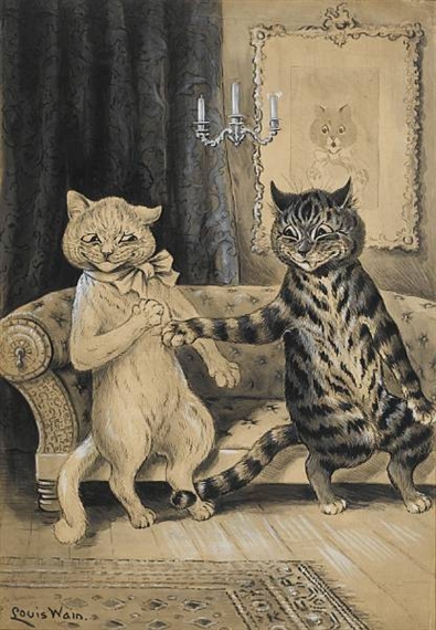 The advance by Louis Wain