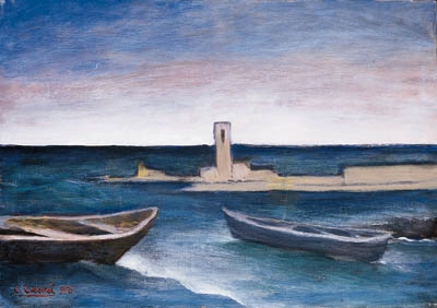 Marina by Carlo Carrà, 1956