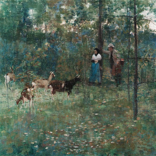 A Stranger by John Lavery, 1883