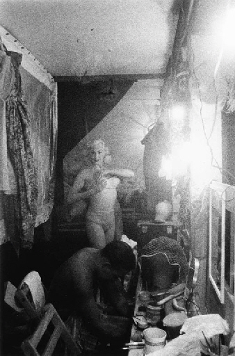 Female impersonators' dressing room, NYC (1958) by Diane Arbus