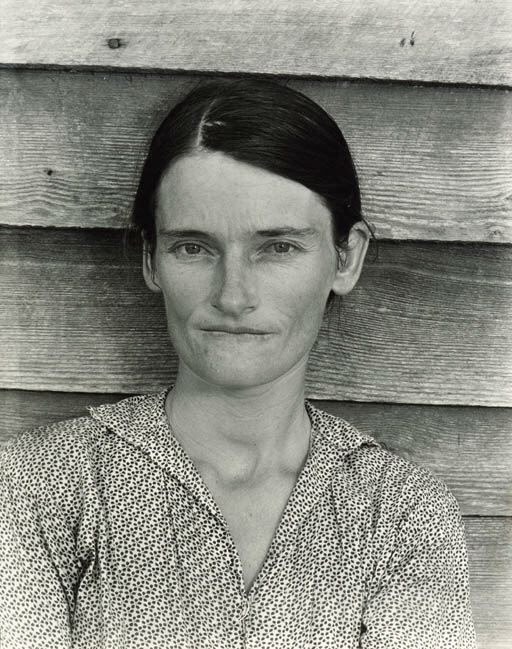 Allie Mae Burroughs, Hale County, Alabama by Walker Evans, 1936