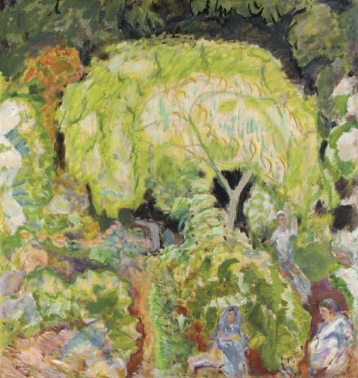 Pierre Bonnard | Les pots verts sur la terrasse (1912) | MutualArt