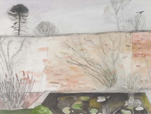 Dark Pond by Elizabeth Blackadder, 1990