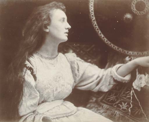 Elaine 'the Lily Maid of Astolat' (May Prinsep) by Julia Margaret Cameron, 1874