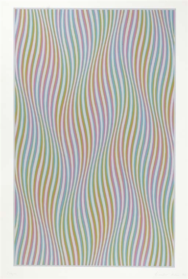 Bridget Riley | Elapse (1982) | MutualArt