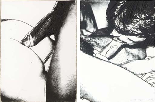 Artwork by Andy Warhol, Sex Parts; and Fellatio (F. & S. 172-7; and 178...