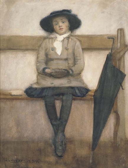 Her Sunday best by John Lavery