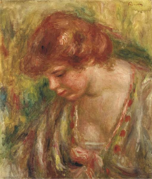 Pierre-Auguste Renoir | PORTRAIT DE LYDIA (1917) | MutualArt