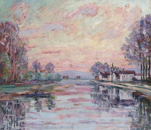 La Seine à Samois by Armand Guillaumin, circa 1900